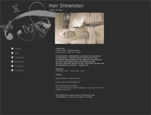 Tablet Screenshot of hairdimension.ca